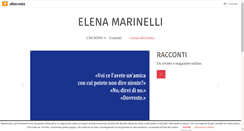 Desktop Screenshot of elenamarinelli.it