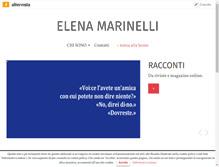 Tablet Screenshot of elenamarinelli.it
